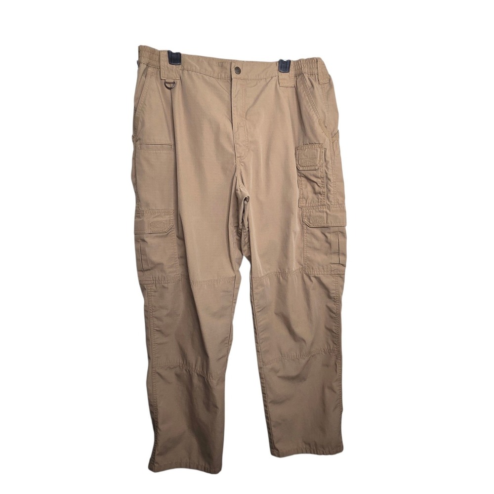 5.11 Tactical Mens Tan Ripstop Cargo Pants 40/32 Multi Pocket Rugged Gorpcore
